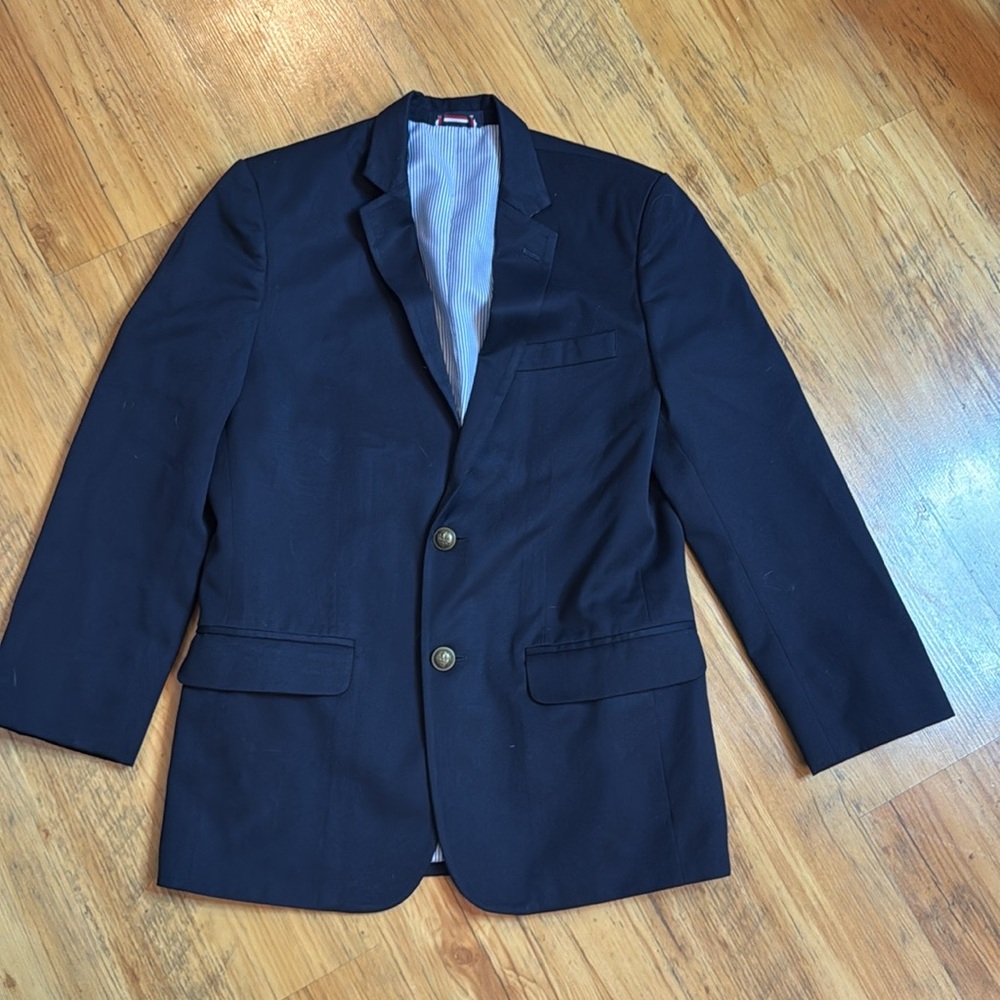 Tommy Hilfiger Boys Sz 14 Blazer Navy